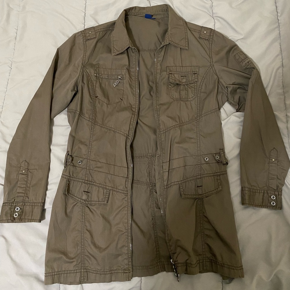 Cecil Lightweight khaki jacket, L